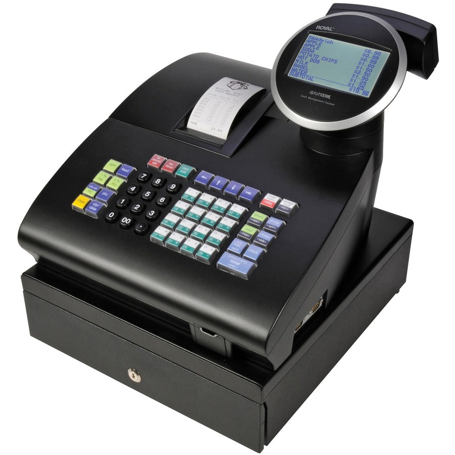 Alternate-Image2 Image for Royal Alpha 1100ML Cash Register