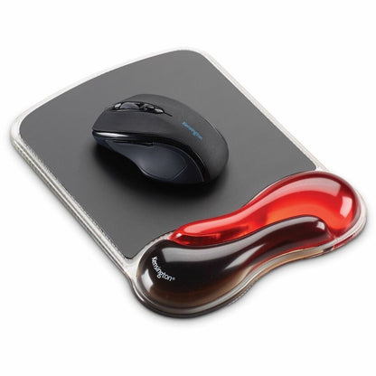 Alternate-Image1 Image for Kensington Duo Gel Mouse Pad Wrist Rest - Red