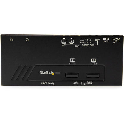 Alternate-Image3 Image for StarTech.com 2x2 HDMI Matrix Switch - 4K with Fast Switching, Auto-Sensing and Serial Control