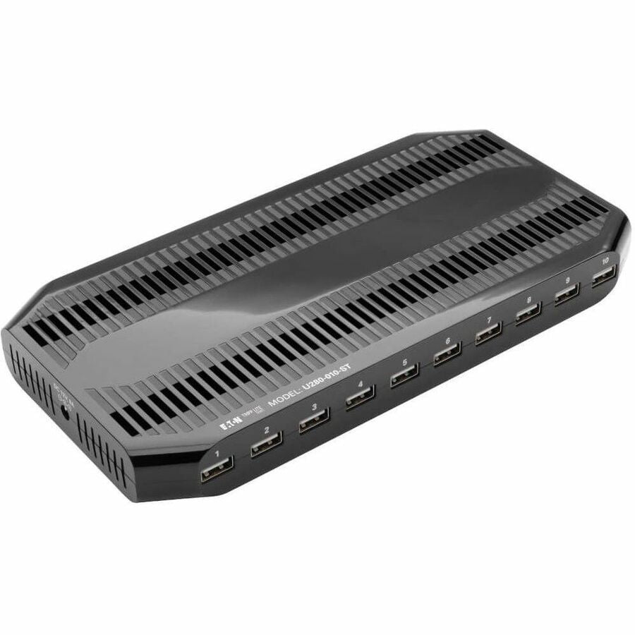 Alternate-Image1 Image for Tripp Lite by Eaton 10-Port USB Charging Station with Adjustable Storage 12V 8A (96W) USB Charger Output