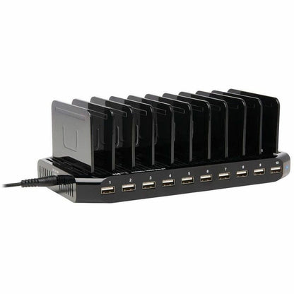 Alternate-Image2 Image for Tripp Lite by Eaton 10-Port USB Charging Station with Adjustable Storage 12V 8A (96W) USB Charger Output