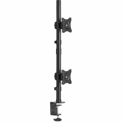 Alternate-Image1 Image for Eaton Tripp Lite Series Dual Vertical Flat-Screen Desk Stand/Clamp Mount, 15 in. to 27 in. Flat-Screen Displays