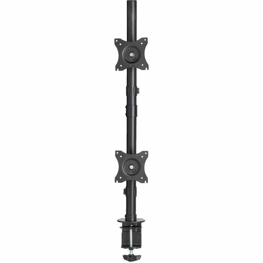 Alternate-Image3 Image for Eaton Tripp Lite Series Dual Vertical Flat-Screen Desk Stand/Clamp Mount, 15 in. to 27 in. Flat-Screen Displays