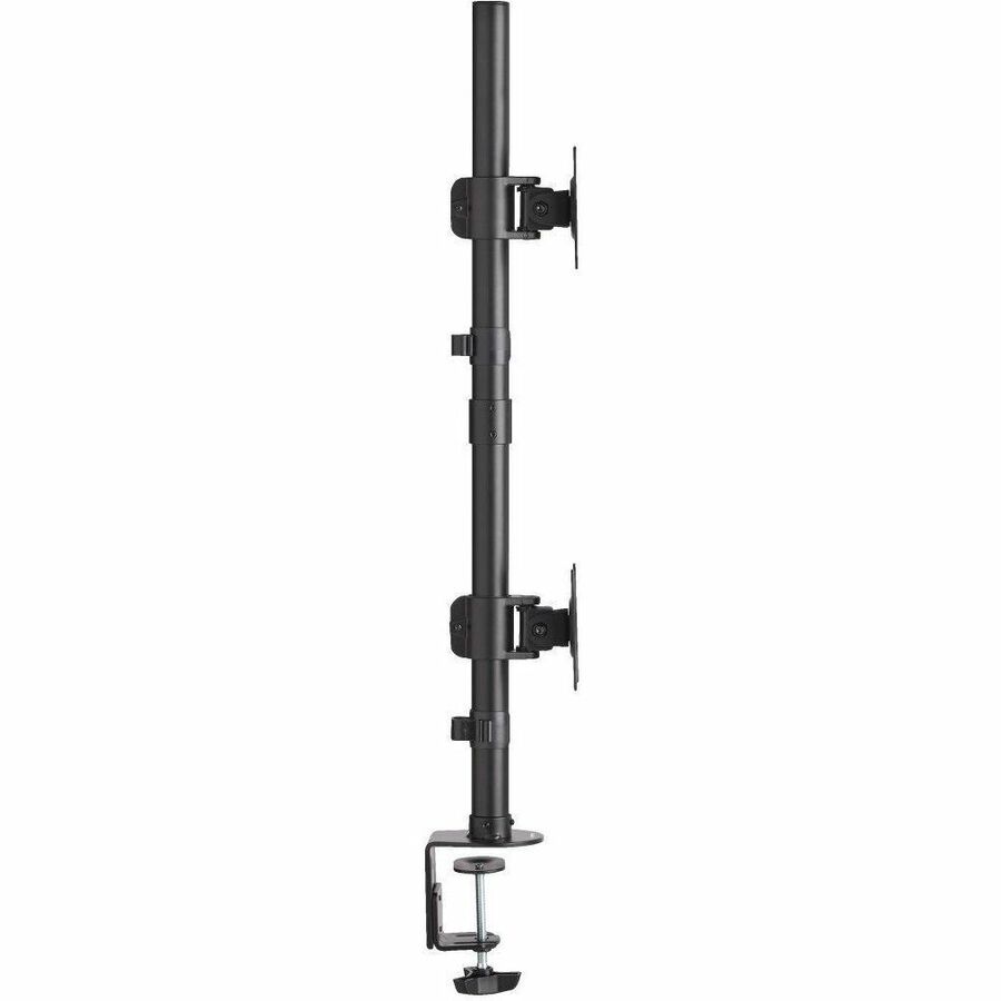 Alternate-Image4 Image for Eaton Tripp Lite Series Dual Vertical Flat-Screen Desk Stand/Clamp Mount, 15 in. to 27 in. Flat-Screen Displays