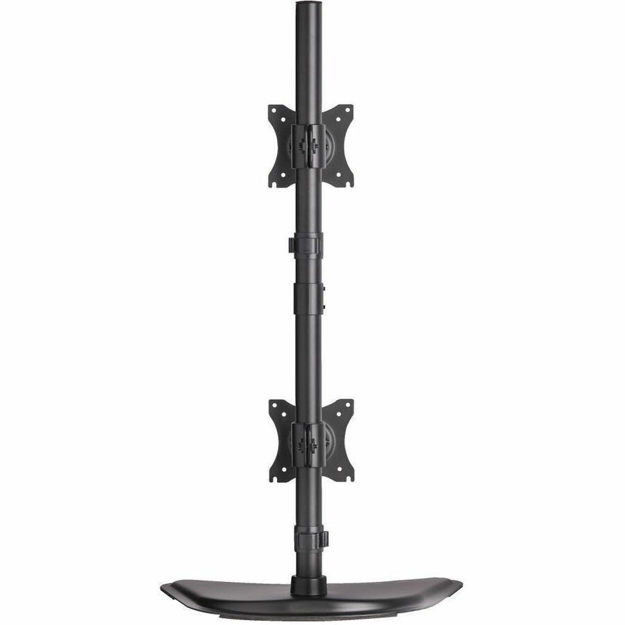 Rear Image for Eaton Tripp Lite Series Dual Vertical Flat-Screen Desk Stand/Clamp Mount, 15 in. to 27 in. Flat-Screen Displays