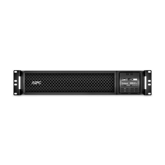 Front Image for APC Smart-UPS On-Line, 3kVA, Rackmount 2U, 208V, 2x L6-20R+1x L6-30R NEMA outlets, SmartSlot, Extended runtime, W/ rail kit