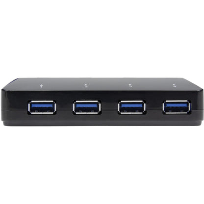 Alternate-Image1 Image for StarTech.com 4-Port USB 3.0 Hub plus Dedicated Charging Port - 5Gbps - 1 x 2.4A Port - Desktop USB Hub and Fast-Charging Station