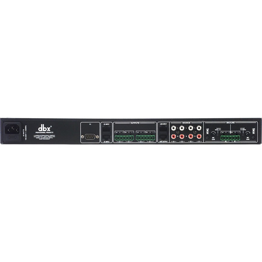 Rear Image for dbx ZonePRO 640 Audio Processor