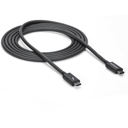 Alternate-Image4 Image for StarTech.com 2m (6.6ft) Thunderbolt 3 Cable, 20Gbps, 100W PD, 4K Video, Thunderbolt-Certified, Compatible w/ TB4/USB 3.2/DisplayPort