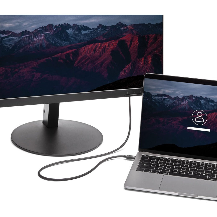 Alternate-Image2 Image for StarTech.com 1m (3.3ft) Thunderbolt 3 Cable, 20Gbps, 100W PD, 4K Video, Thunderbolt-Certified, Compatible w/ TB4/USB 3.2/DisplayPort