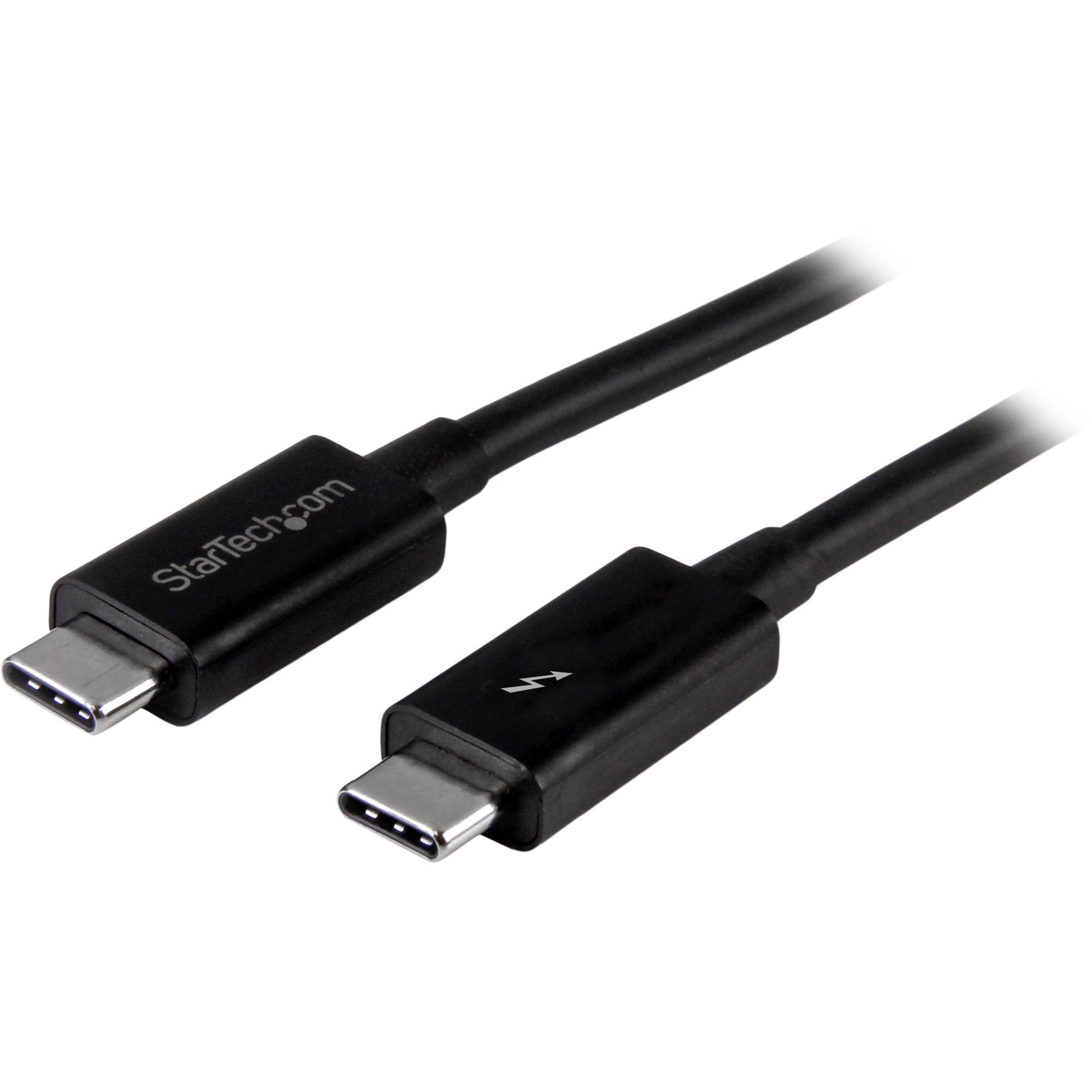 Main Image for StarTech.com 1m (3.3ft) Thunderbolt 3 Cable, 20Gbps, 100W PD, 4K Video, Thunderbolt-Certified, Compatible w/ TB4/USB 3.2/DisplayPort