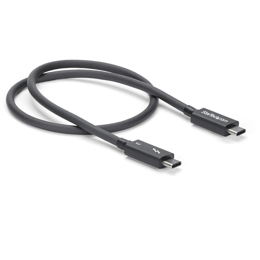 Alternate-Image3 Image for StarTech.com 50cm (1.6ft) Thunderbolt 3 Cable, 40Gbps, 100W PD, 4K/5K Video, Thunderbolt-Certified, Compatible w/ TB4/USB 3.2/DisplayPort