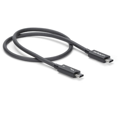 Alternate-Image3 Image for StarTech.com 50cm (1.6ft) Thunderbolt 3 Cable, 40Gbps, 100W PD, 4K/5K Video, Thunderbolt-Certified, Compatible w/ TB4/USB 3.2/DisplayPort