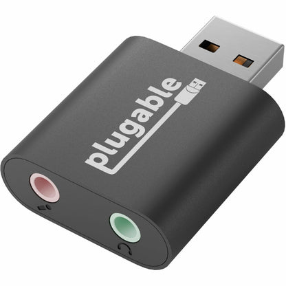 Main Image for Plugable USB Audio Adapter with 3.5mm Speaker-Headphone and Microphone Jack, Add an External Stereo Sound Card to Any PC