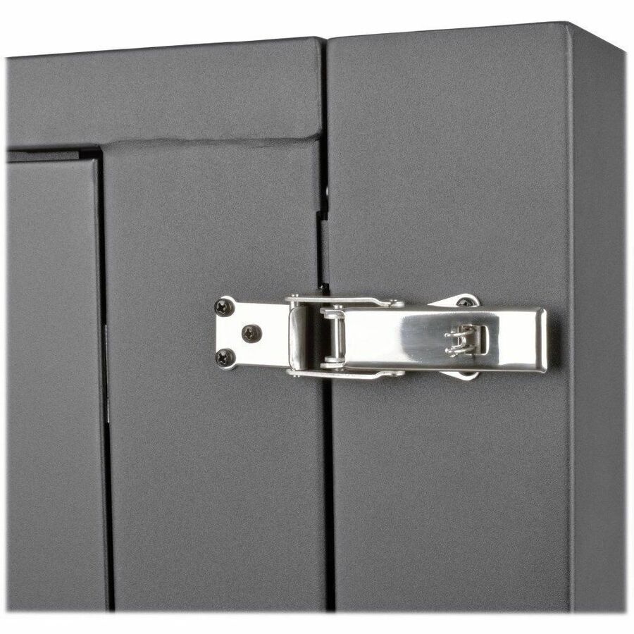 Alternate-Image4 Image for Eaton Tripp Lite Series SmartRack 12U UPS-Depth Wall-Mount Small Rack Enclosure, Clear Acrylic Window, Hinged Back