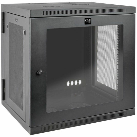 Main Image for Eaton Tripp Lite Series SmartRack 12U UPS-Depth Wall-Mount Small Rack Enclosure, Clear Acrylic Window, Hinged Back