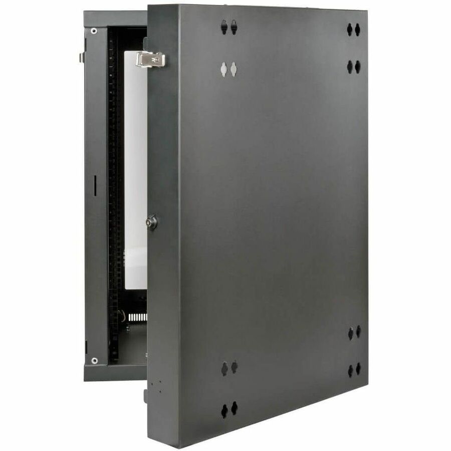 Alternate-Image3 Image for Tripp Lite by Eaton SmartRack 18U UPS-Depth Wall-Mount Half-Height Rack Enclosure Clear Acrylic Window Hinged Back