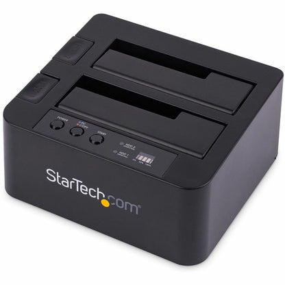 Main Image for StarTech.com Standalone Hard Drive Duplicator, External Dual Bay HDD/SSD Cloner/Copier, USB 3.1 to SATA Drive Docking Station, Disk Cloner