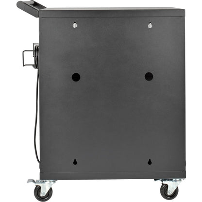 Rear Image for Eaton Tripp Lite Series Multi-Device Charging Cart, 32 AC Outlets, Chromebooks and Laptops, Wall-Mount Option, Black