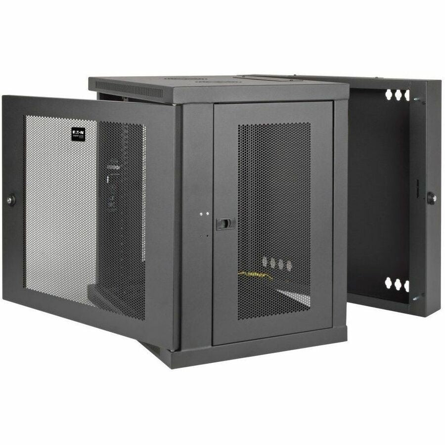 Alternate-Image2 Image for Eaton Tripp Lite Series SmartRack 12U UPS-Depth Wall-Mount Small Rack Enclosure, Hinged Back