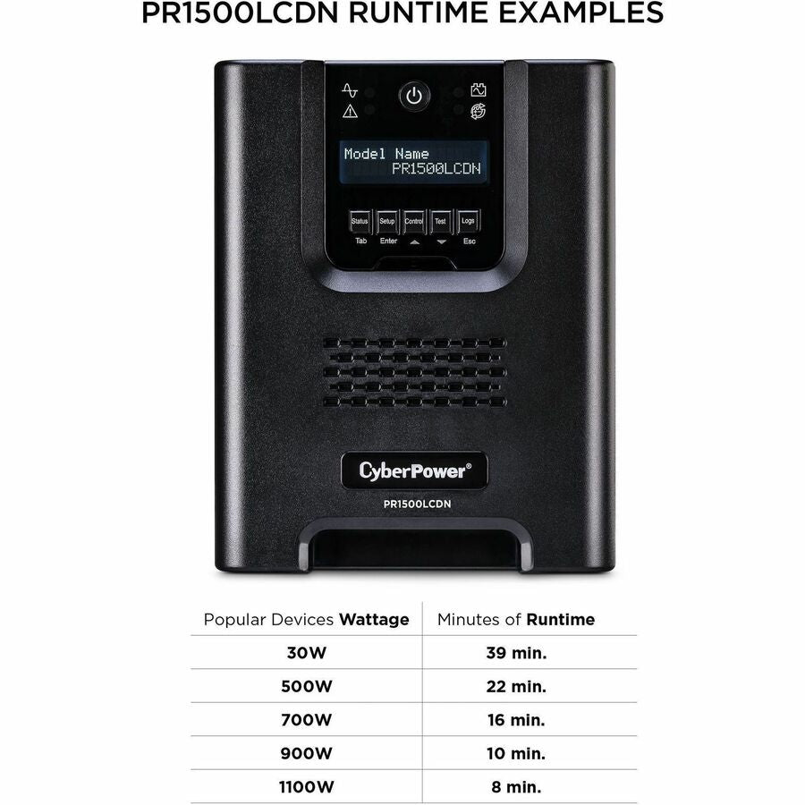 Alternate-Image5 Image for CyberPower PR1500LCDN Smart App Sinewave UPS Systems