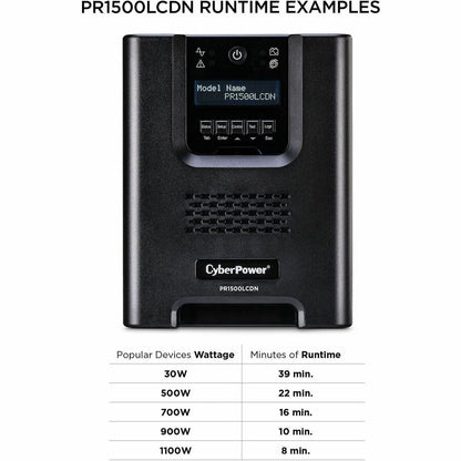 Alternate-Image5 Image for CyberPower PR1500LCDN Smart App Sinewave UPS Systems