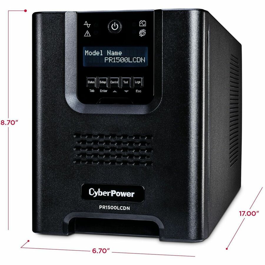 Alternate-Image3 Image for CyberPower PR1500LCDN Smart App Sinewave UPS Systems