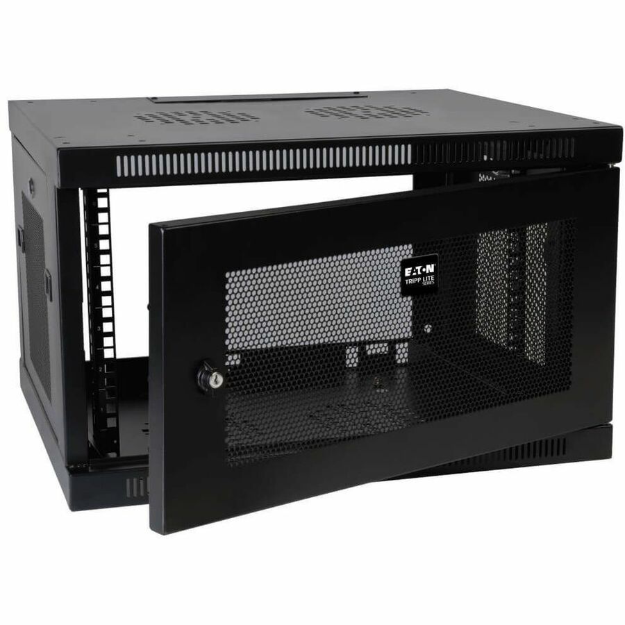 Alternate-Image2 Image for Eaton Tripp Lite Series SmartRack 6U Low-Profile Switch-Depth-Plus Wall-Mount Mini Rack Enclosure