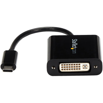 Alternate-Image1 Image for StarTech.com USB C to DVI Adapter - Thunderbolt 3 Compatible - 1920x1200 - USB-C to DVI Adapter for USB-C devices such as your 2018 iPad Pro - DVI-I Converter