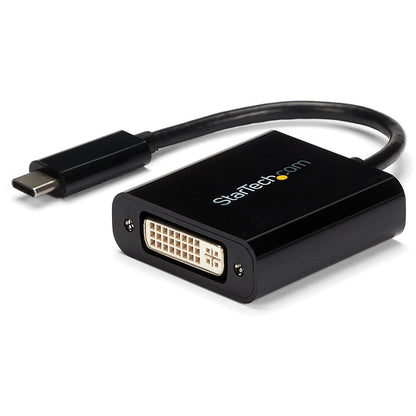 Main Image for StarTech.com USB C to DVI Adapter - Thunderbolt 3 Compatible - 1920x1200 - USB-C to DVI Adapter for USB-C devices such as your 2018 iPad Pro - DVI-I Converter