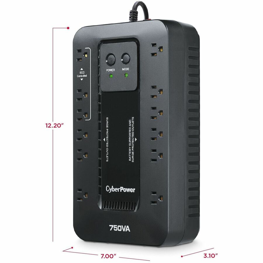 Alternate-Image2 Image for CyberPower EC750GTAA TAA Compliant UPS System
