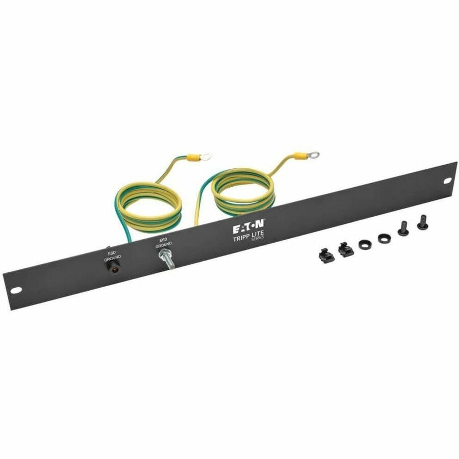 Alternate-Image5 Image for Tripp Lite by Eaton Rack Enclosure/Open Frame Server Cabinet ESD Grounding Panel 1U