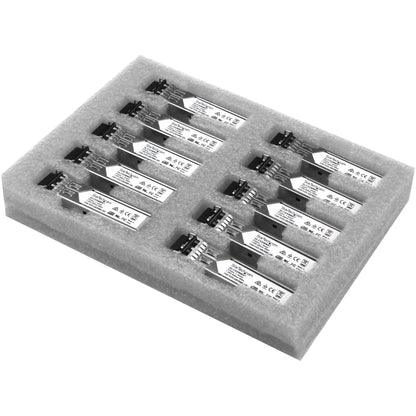 Main Image for StarTech Cisco GLC-SX-MM Compatible SFP Module 10 Pack - 1000BASE-SX - 1GbE Gigabit Ethernet SFP Multimode Fiber MMF Optic Transceiver