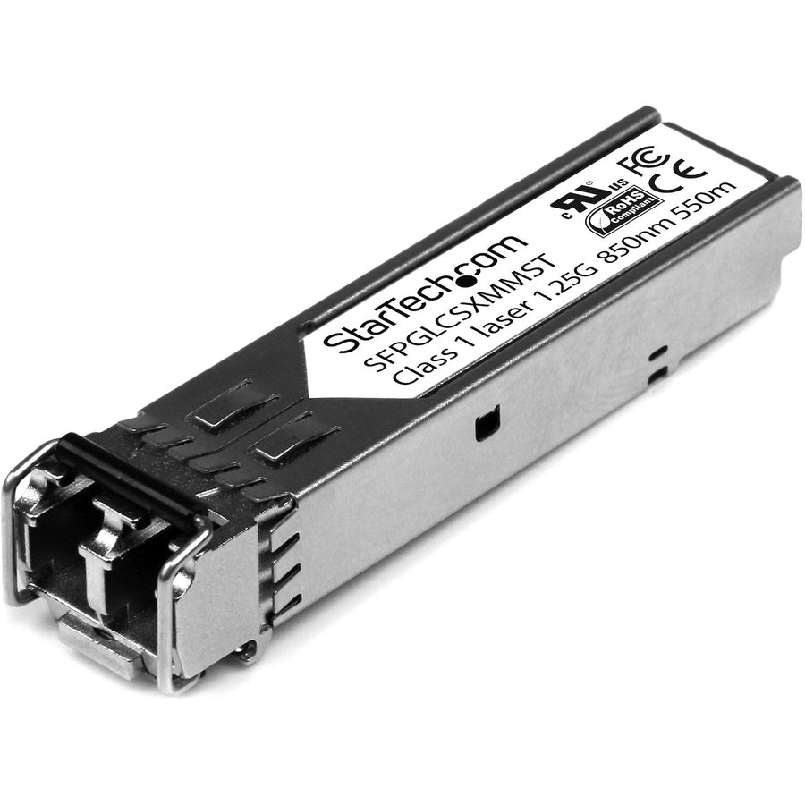 Alternate-Image1 Image for StarTech Cisco GLC-SX-MM Compatible SFP Module 10 Pack - 1000BASE-SX - 1GbE Gigabit Ethernet SFP Multimode Fiber MMF Optic Transceiver
