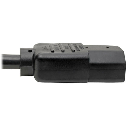 Alternate-Image3 Image for Eaton Tripp Lite Series Hospital-Grade Power Cord, NEMA 5-15P to C13 - Green Dot, 15A, 125V, 14 AWG, 25 ft. (7.62 m), Black