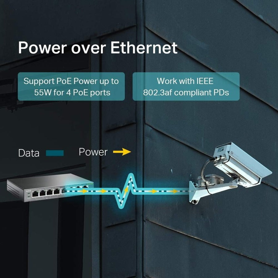 Alternate-Image7 Image for TP-Link TL-SG108PE - 8-Port Gigabit Easy Smart Switch with 4-Port PoE
