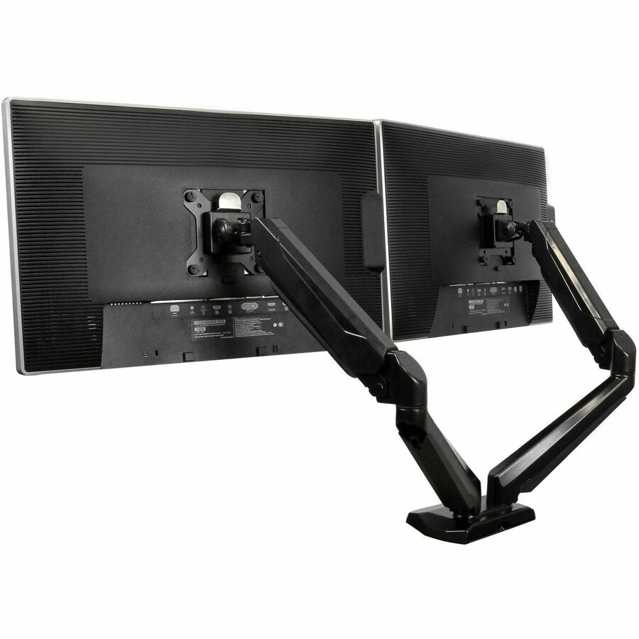 Alternate-Image7 Image for StarTech.com Dual Monitor Arm, USB Hub and Audio Ports in Base, Monitors up to 32" (17.6lb/8kg), VESA Monitor Stand Desk Mount
