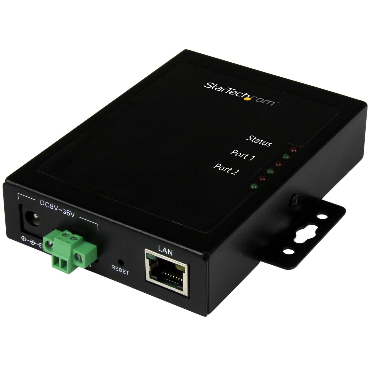 Main Image for StarTech.com 2 Port Serial-to-IP Ethernet Device Server - RS232 - Metal and Mountable - Serial Device Server