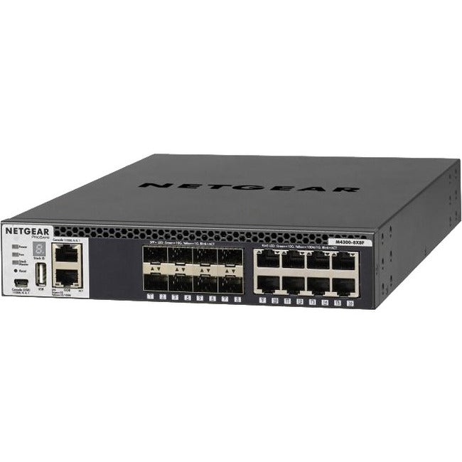 Main Image for Netgear M4300 Stackable Managed Switch with 16x10G Including 8x10GBASE-T and 8xSFP+ Layer 3