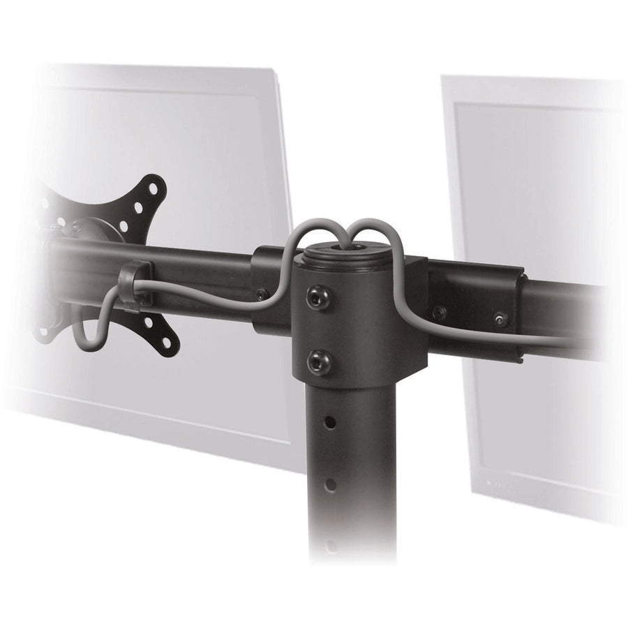 Alternate-Image1 Image for Freestanding Dual Monitor Desk Stand - 13" to 27", Max Load 22 lbs