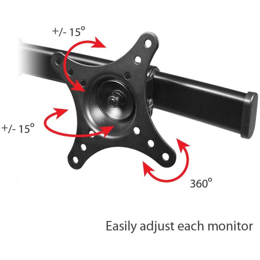 Alternate-Image6 Image for Freestanding Dual Monitor Desk Stand - 13" to 27", Max Load 22 lbs