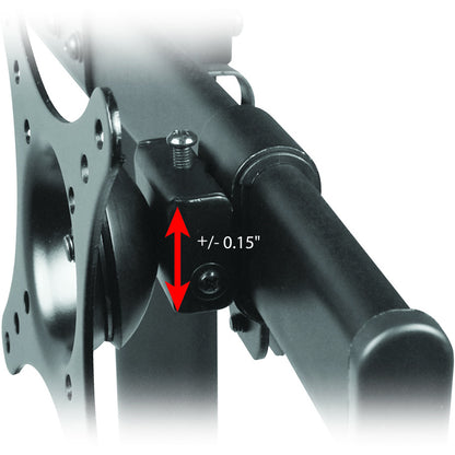 Alternate-Image3 Image for Freestanding Dual Monitor Desk Stand - 13" to 27", Max Load 22 lbs