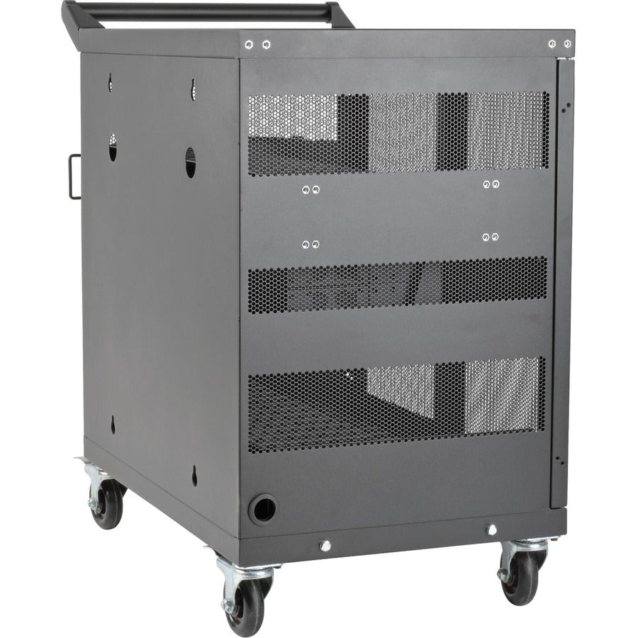 Right Image for Eaton Tripp Lite Series Multi-Device Charging Cart, 32 USB Ports, iPad and Android Tablets, Wall-Mount Option, Black