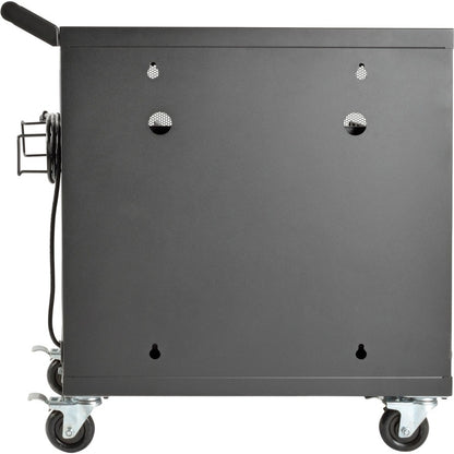Rear Image for Eaton Tripp Lite Series Multi-Device Charging Cart, 32 USB Ports, iPad and Android Tablets, Wall-Mount Option, Black