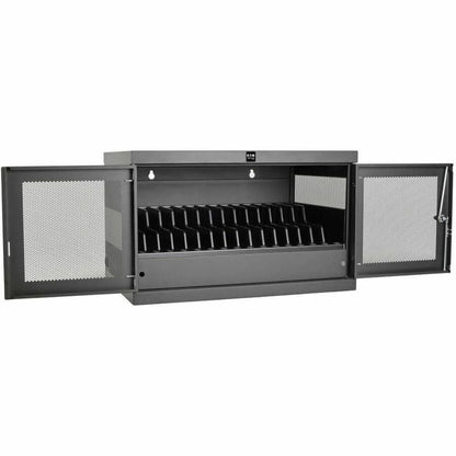 Alternate-Image1 Image for Tripp Lite by Eaton Multi-Device Charging Station 16 AC Outlets Chromebooks and Laptops Wall-Mount and Cart Options Black