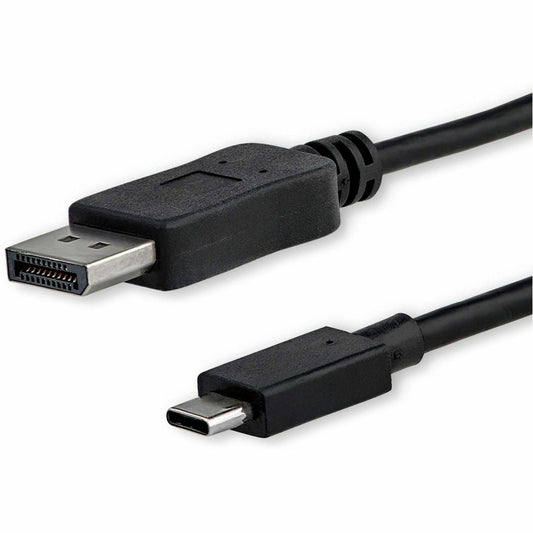 Main Image for StarTech.com 3ft/1m USB C to DisplayPort 1.2 Cable 4K 60Hz - USB Type-C to DP Video Adapter Monitor Cable HBR2 - TB3 Compatible - Black