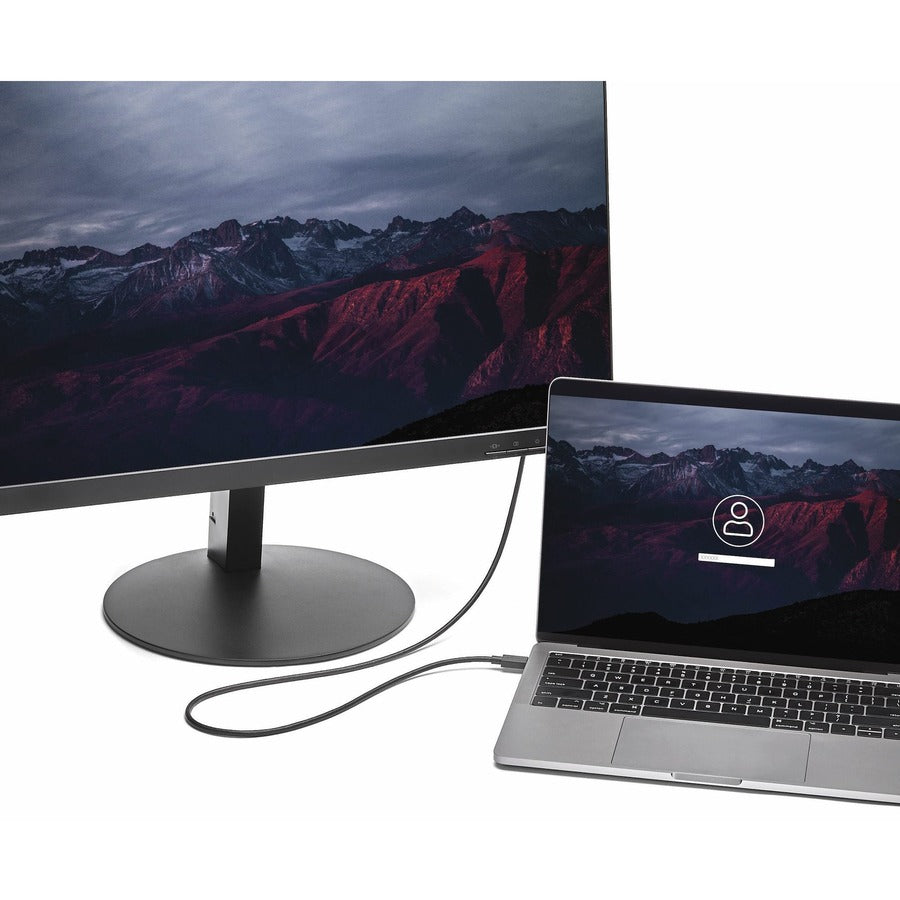 Alternate-Image4 Image for StarTech.com 6ft/1.8m USB C to DisplayPort 1.2 Cable 4K 60Hz - USB Type-C to DP Video Adapter Monitor Cable HBR2 - TB3 Compatible - Black