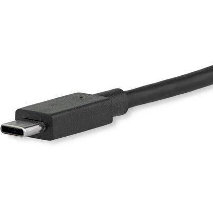 Alternate-Image2 Image for StarTech.com 6ft/1.8m USB C to DisplayPort 1.2 Cable 4K 60Hz - USB Type-C to DP Video Adapter Monitor Cable HBR2 - TB3 Compatible - Black
