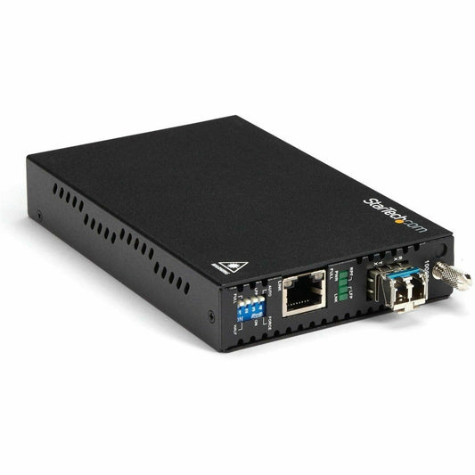 Main Image for StarTech.com Gigabit Ethernet Copper-to-Fiber Media Converter - SM LC - 10 km - Ethernet Media Converter - GbE Converter