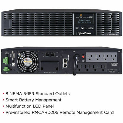 Alternate-Image5 Image for CyberPower OL1500RTXL2UN Smart App Online UPS Systems